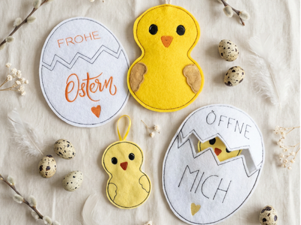 Osterei Überraschung Wunscherfüller- ITH-Stickdatei